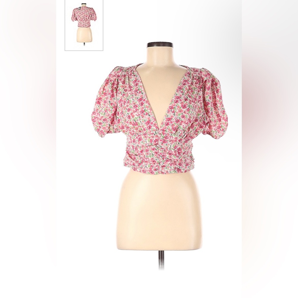Nasty Gal Floral Blouse